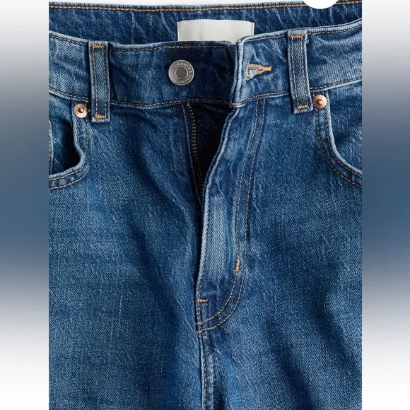 H&M “Harper” Women’s High Rise Wide Leg Jeans- 97% Cotton - Picture 5 of 10